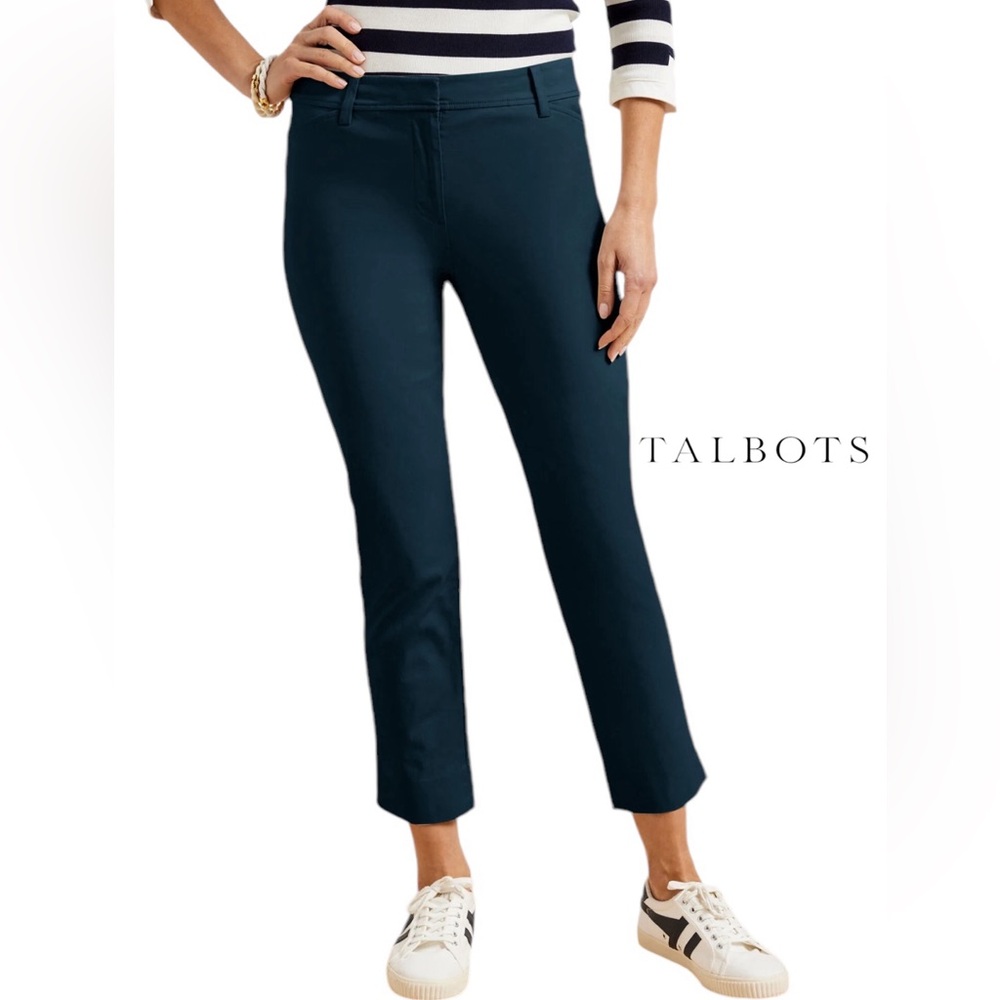 Talbots EUC Perfect Crop Navy Size 20w